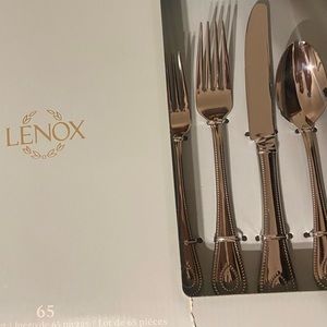 Lenox French Perle 65-Piece Flatware Set